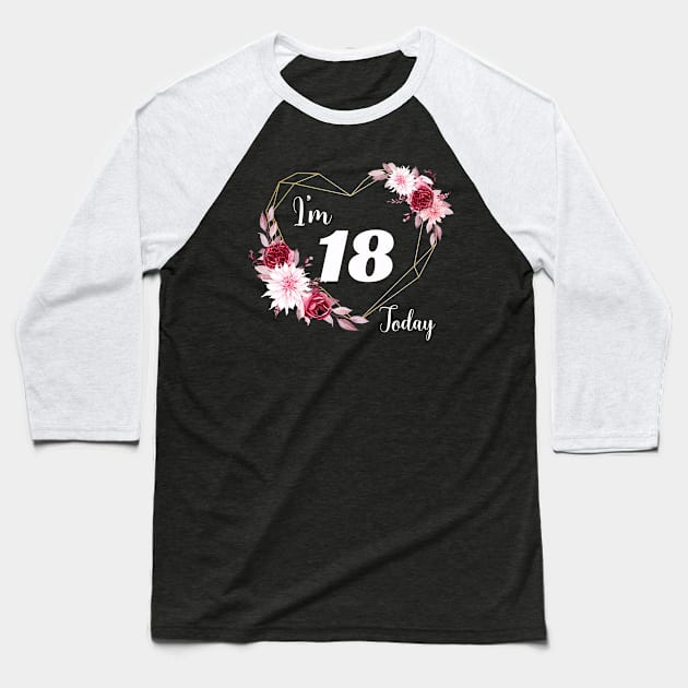 18th Birthday Born In 2005 Baseball T-Shirt by Inkwork Otherworlds